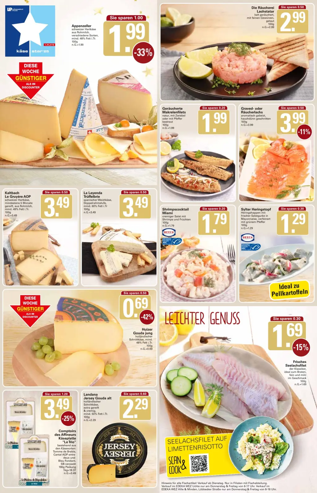 WEZ Prospekt KW51 mit aktuellen Angeboten und attraktiven Rabatten – günstige Lebensmittel, Sparen Sie bei WEZ Prospekt diese Woche! WEZ Prospekt KW51 mit aktuellen Angeboten und attraktiven Rabatten – günstige Lebensmittel, Sparen Sie bei WEZ Prospekt diese Woche!