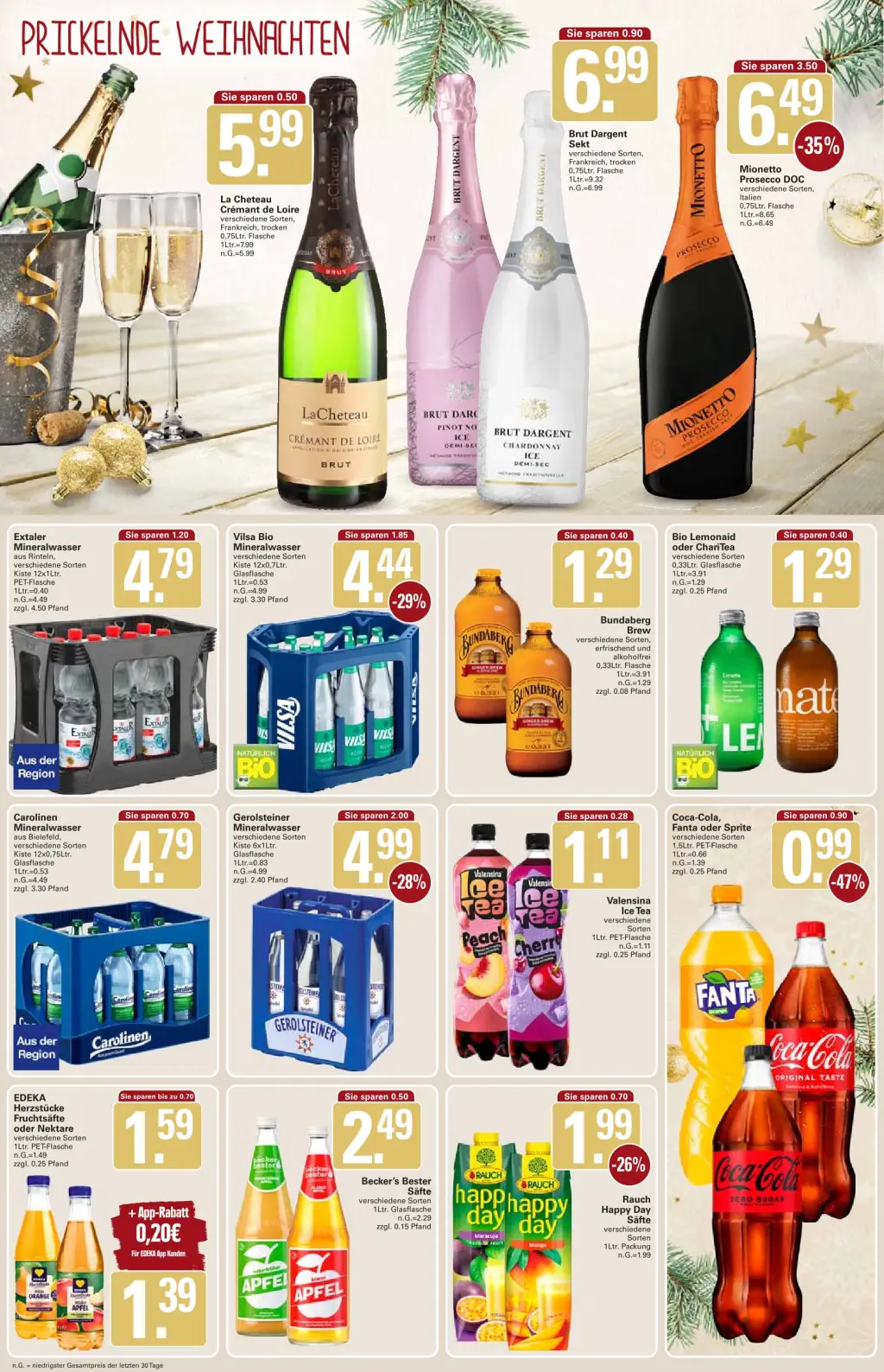 WEZ Prospekt KW52 mit aktuellen Angeboten und attraktiven Rabatten – günstige Lebensmittel, Sparen Sie bei WEZ Prospekt diese Woche!