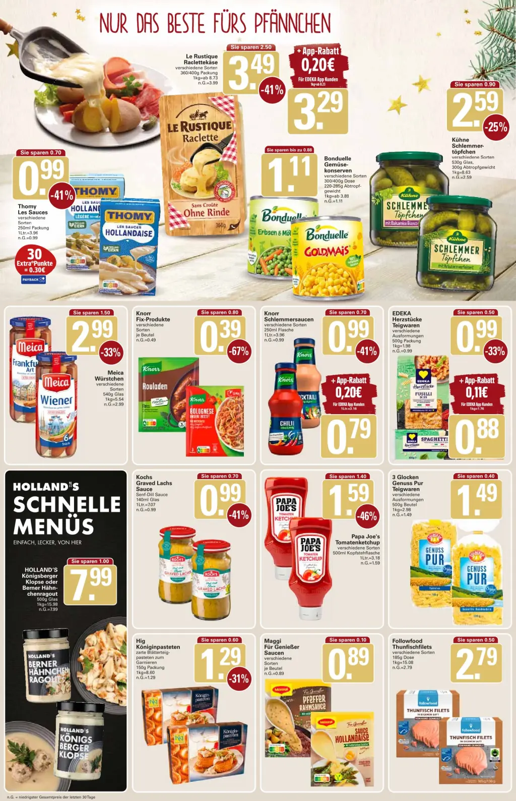 WEZ Prospekt KW52 mit aktuellen Angeboten und attraktiven Rabatten – günstige Lebensmittel, Sparen Sie bei WEZ Prospekt diese Woche!