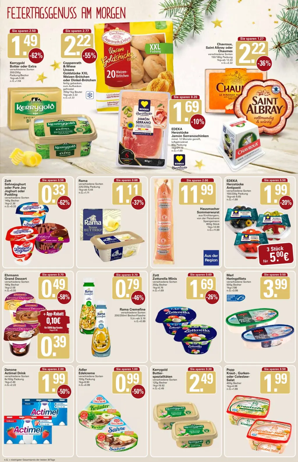 WEZ Prospekt KW52 mit aktuellen Angeboten und attraktiven Rabatten – günstige Lebensmittel, Sparen Sie bei WEZ Prospekt diese Woche!