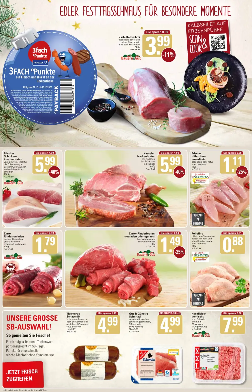 WEZ Prospekt KW52 mit aktuellen Angeboten und attraktiven Rabatten – günstige Lebensmittel, Sparen Sie bei WEZ Prospekt diese Woche!