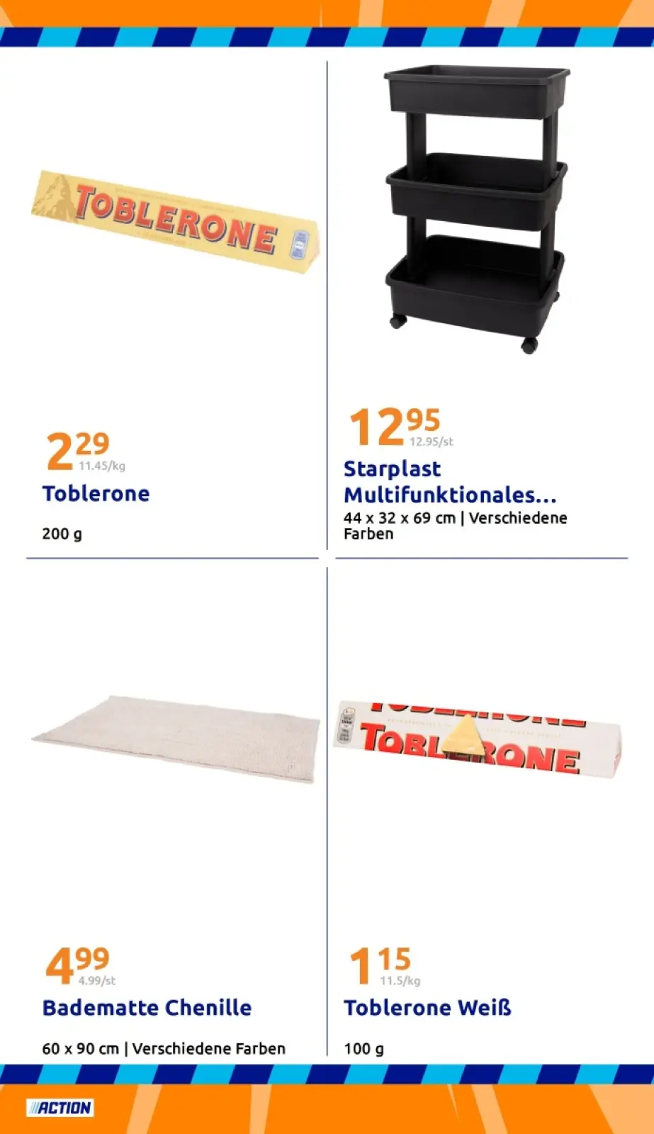 Action Prospekt KW04 mit aktuellen Angeboten und attraktiven Rabatten – günstige Lebensmittel, Sparen Sie bei Action Prospekt diese Woche!