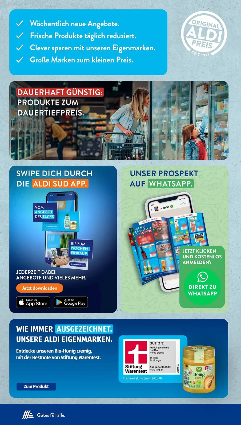 Aldi S&uuml;d Prospekt KW06 mit aktuellen Angeboten und attraktiven Rabatten – günstige Lebensmittel, Sparen Sie bei Aldi S&uuml;d Prospekt diese Woche!