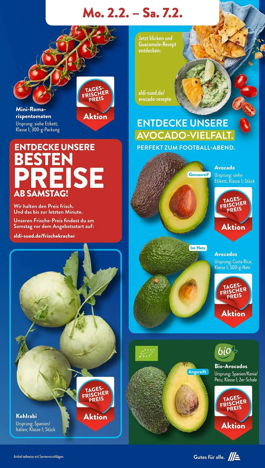 Aldi S&uuml;d Prospekt KW06 mit aktuellen Angeboten und attraktiven Rabatten – günstige Lebensmittel, Sparen Sie bei Aldi S&uuml;d Prospekt diese Woche!