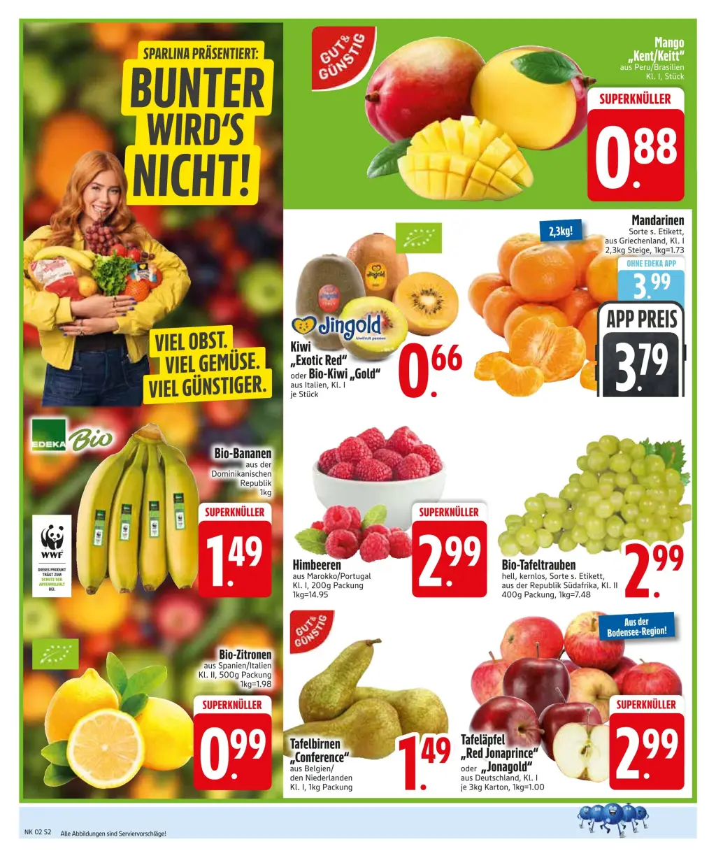 Edeka Prospekt KW02 mit aktuellen Angeboten und attraktiven Rabatten – günstige Lebensmittel, Sparen Sie bei Edeka Prospekt diese Woche!