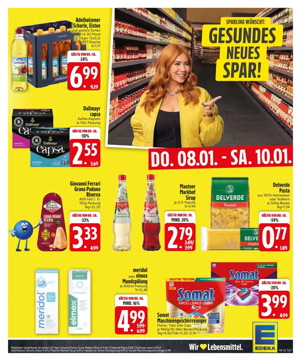 Edeka Prospekt KW02 mit aktuellen Angeboten und attraktiven Rabatten – günstige Lebensmittel, Sparen Sie bei Edeka Prospekt diese Woche!