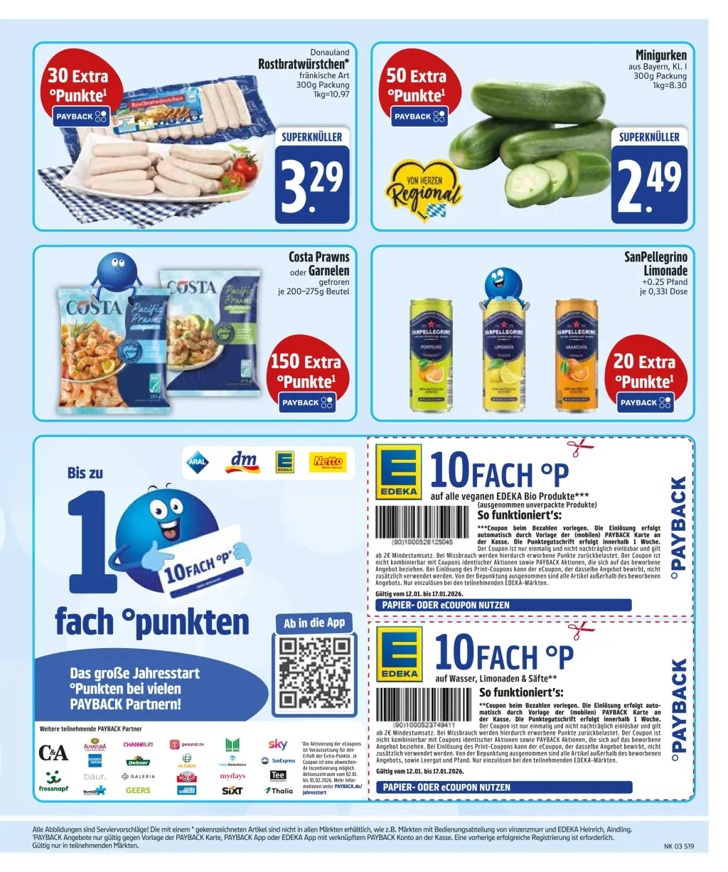 Edeka Prospekt KW03 mit aktuellen Angeboten und attraktiven Rabatten – günstige Lebensmittel, Sparen Sie bei Edeka Prospekt diese Woche!