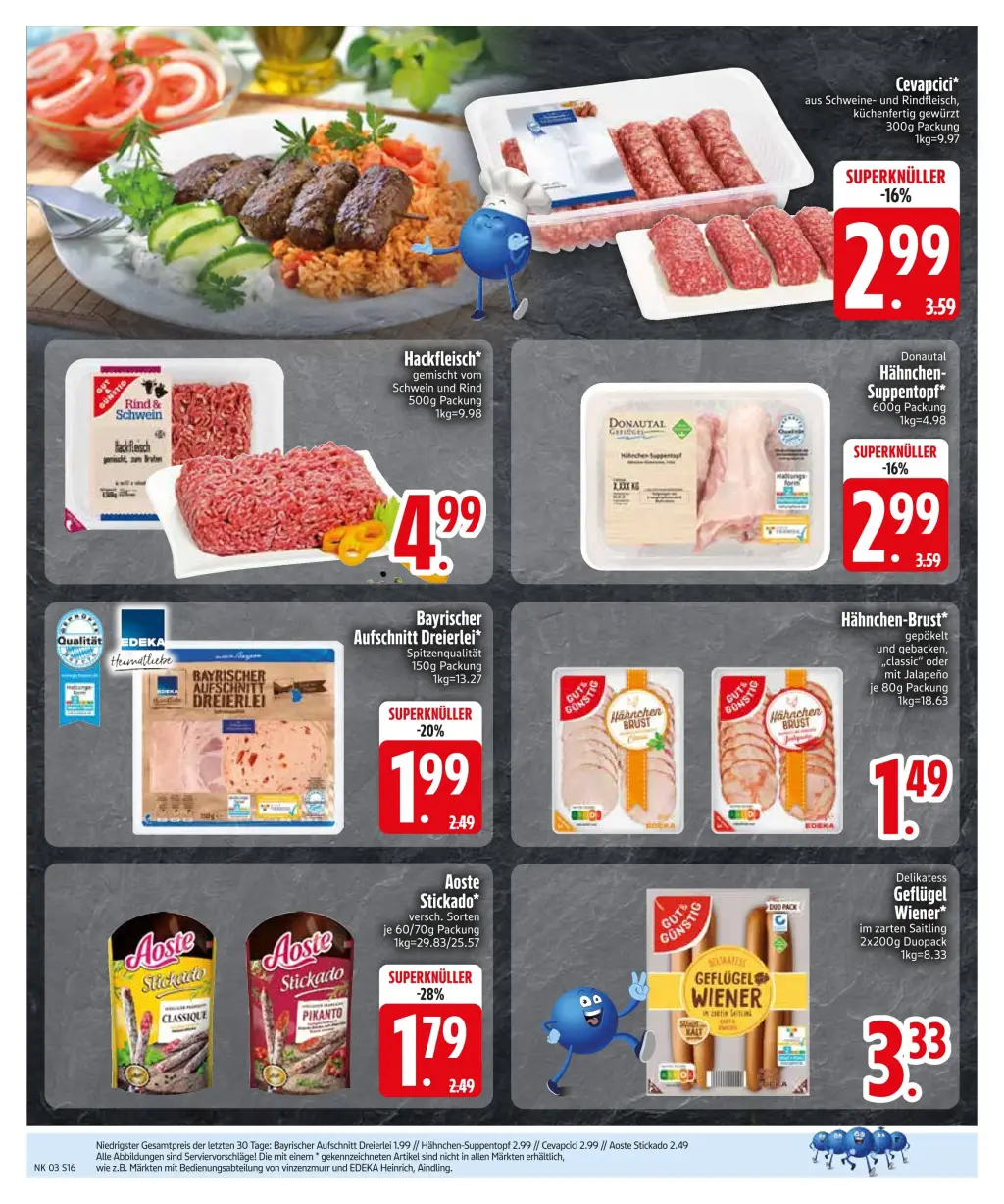 Edeka Prospekt KW03 mit aktuellen Angeboten und attraktiven Rabatten – günstige Lebensmittel, Sparen Sie bei Edeka Prospekt diese Woche!