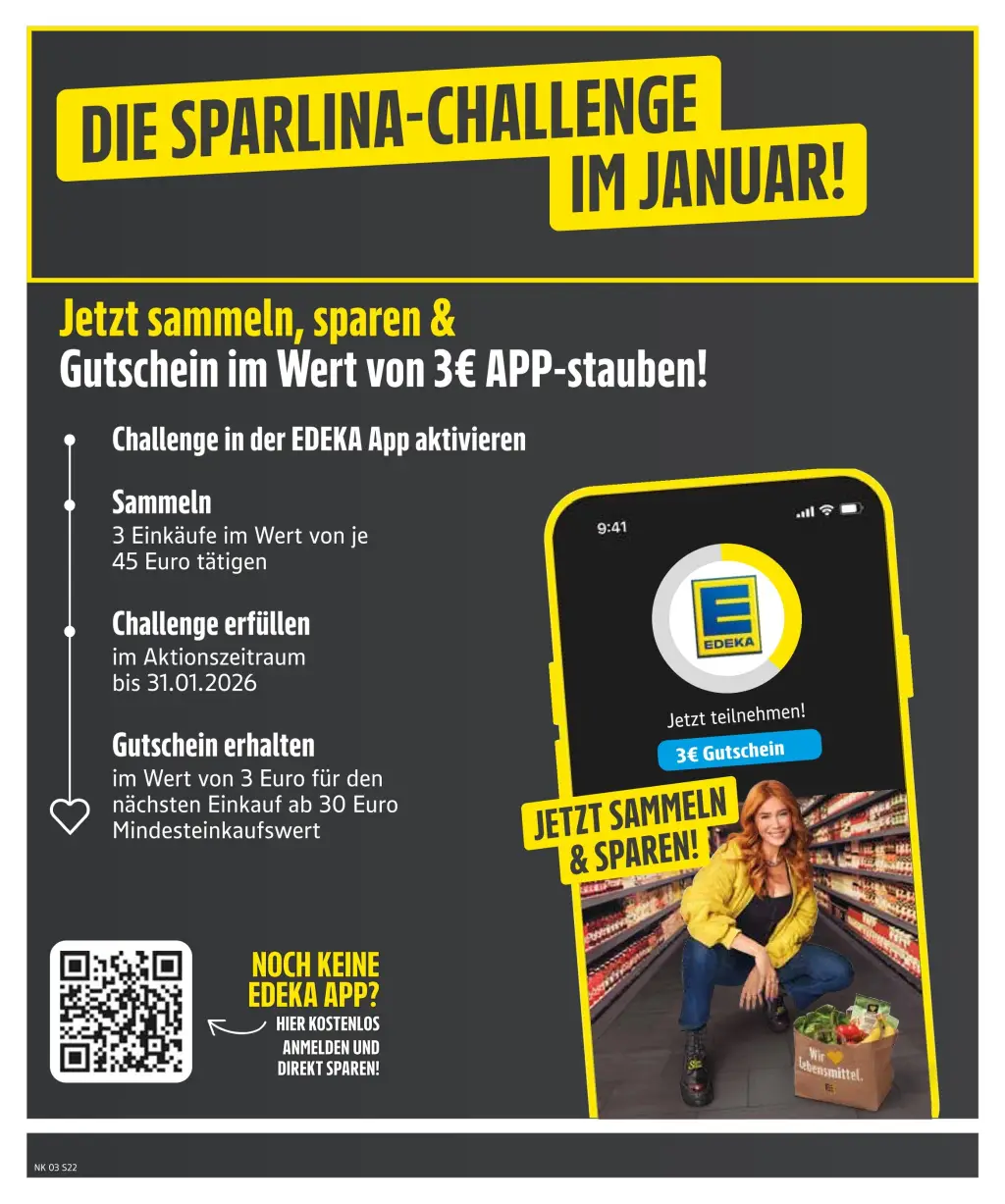 Edeka Prospekt KW03 mit aktuellen Angeboten und attraktiven Rabatten – günstige Lebensmittel, Sparen Sie bei Edeka Prospekt diese Woche!