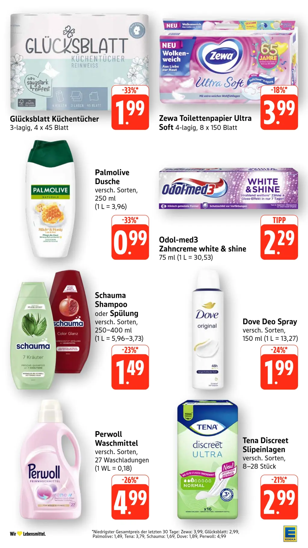 Edeka Prospekt KW03 mit aktuellen Angeboten und attraktiven Rabatten – günstige Lebensmittel, Sparen Sie bei Edeka Prospekt diese Woche!