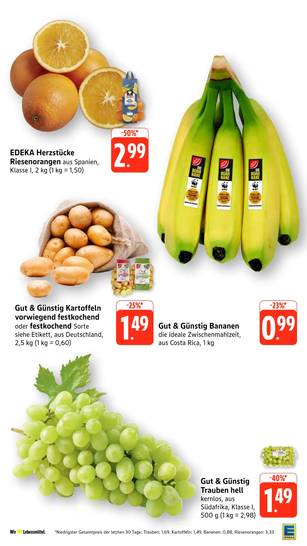 Edeka Prospekt KW03 mit aktuellen Angeboten und attraktiven Rabatten – günstige Lebensmittel, Sparen Sie bei Edeka Prospekt diese Woche!