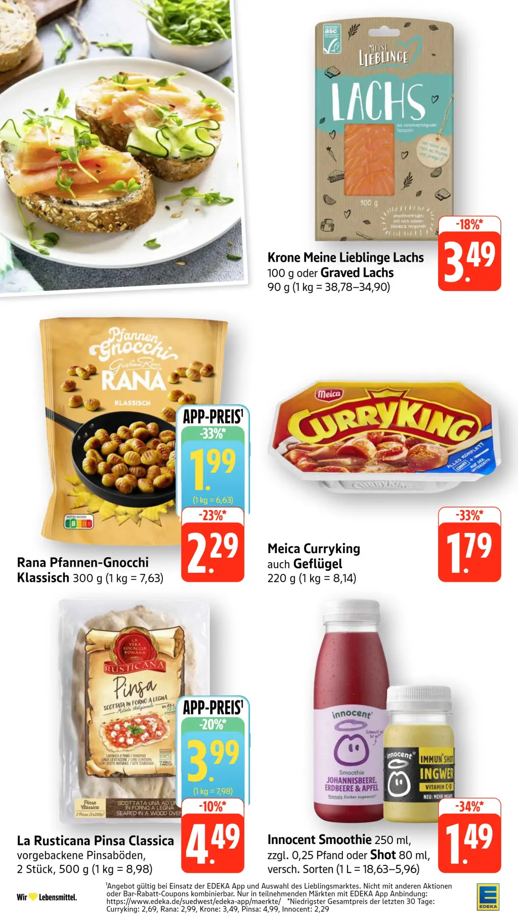 Edeka Prospekt KW03 mit aktuellen Angeboten und attraktiven Rabatten – günstige Lebensmittel, Sparen Sie bei Edeka Prospekt diese Woche!