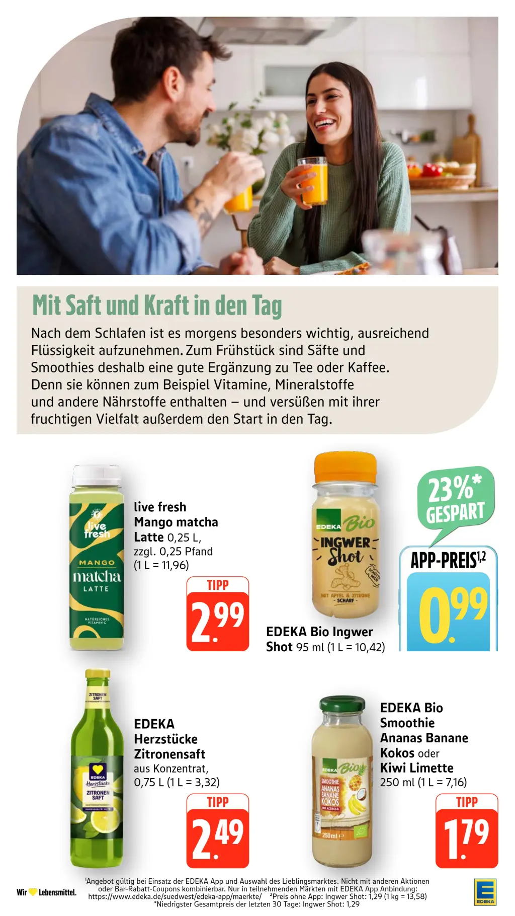 Edeka Prospekt KW03 mit aktuellen Angeboten und attraktiven Rabatten – günstige Lebensmittel, Sparen Sie bei Edeka Prospekt diese Woche!
