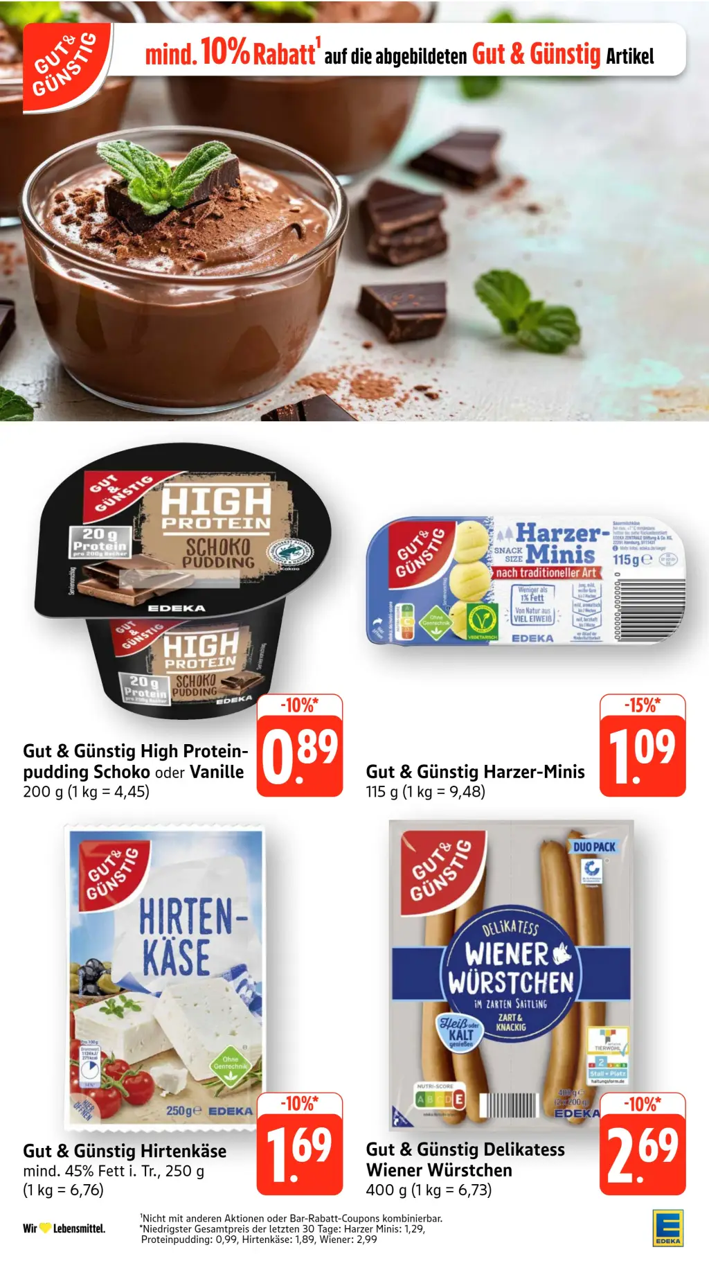 Edeka Prospekt KW03 mit aktuellen Angeboten und attraktiven Rabatten – günstige Lebensmittel, Sparen Sie bei Edeka Prospekt diese Woche!