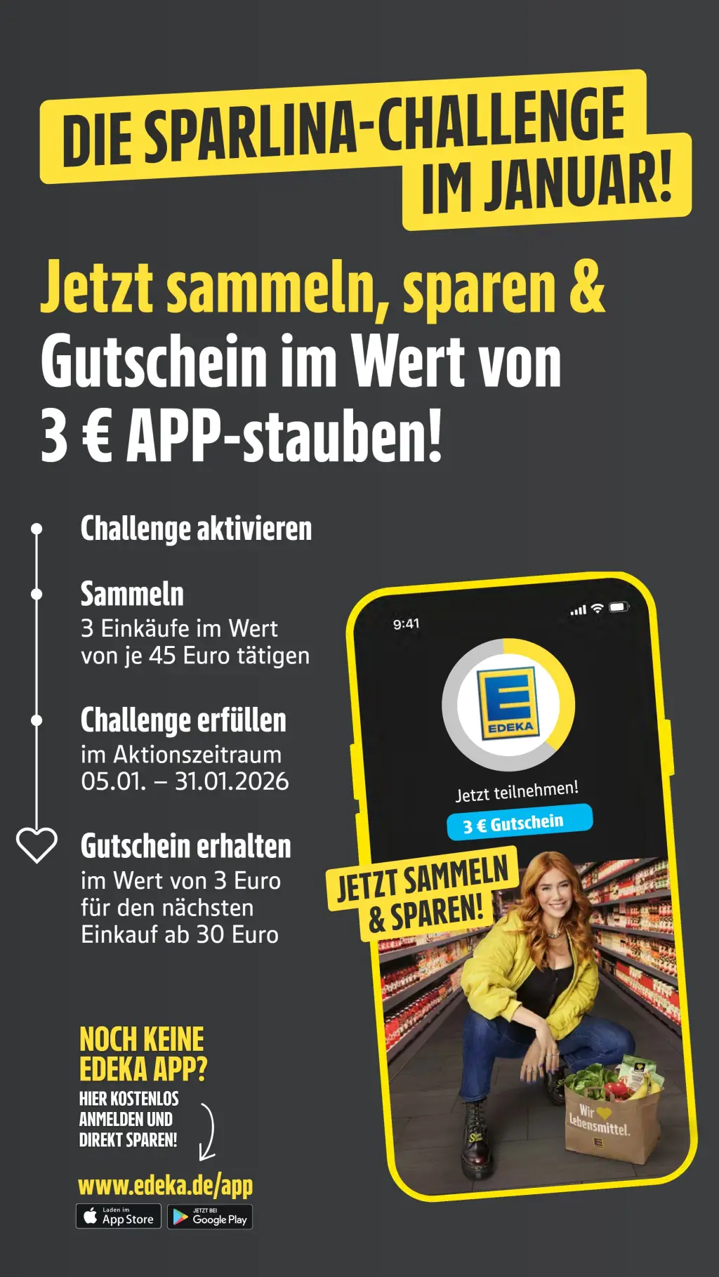 Edeka Prospekt KW03 mit aktuellen Angeboten und attraktiven Rabatten – günstige Lebensmittel, Sparen Sie bei Edeka Prospekt diese Woche!