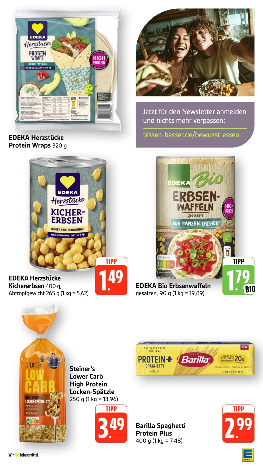 Edeka Prospekt KW03 mit aktuellen Angeboten und attraktiven Rabatten – günstige Lebensmittel, Sparen Sie bei Edeka Prospekt diese Woche!