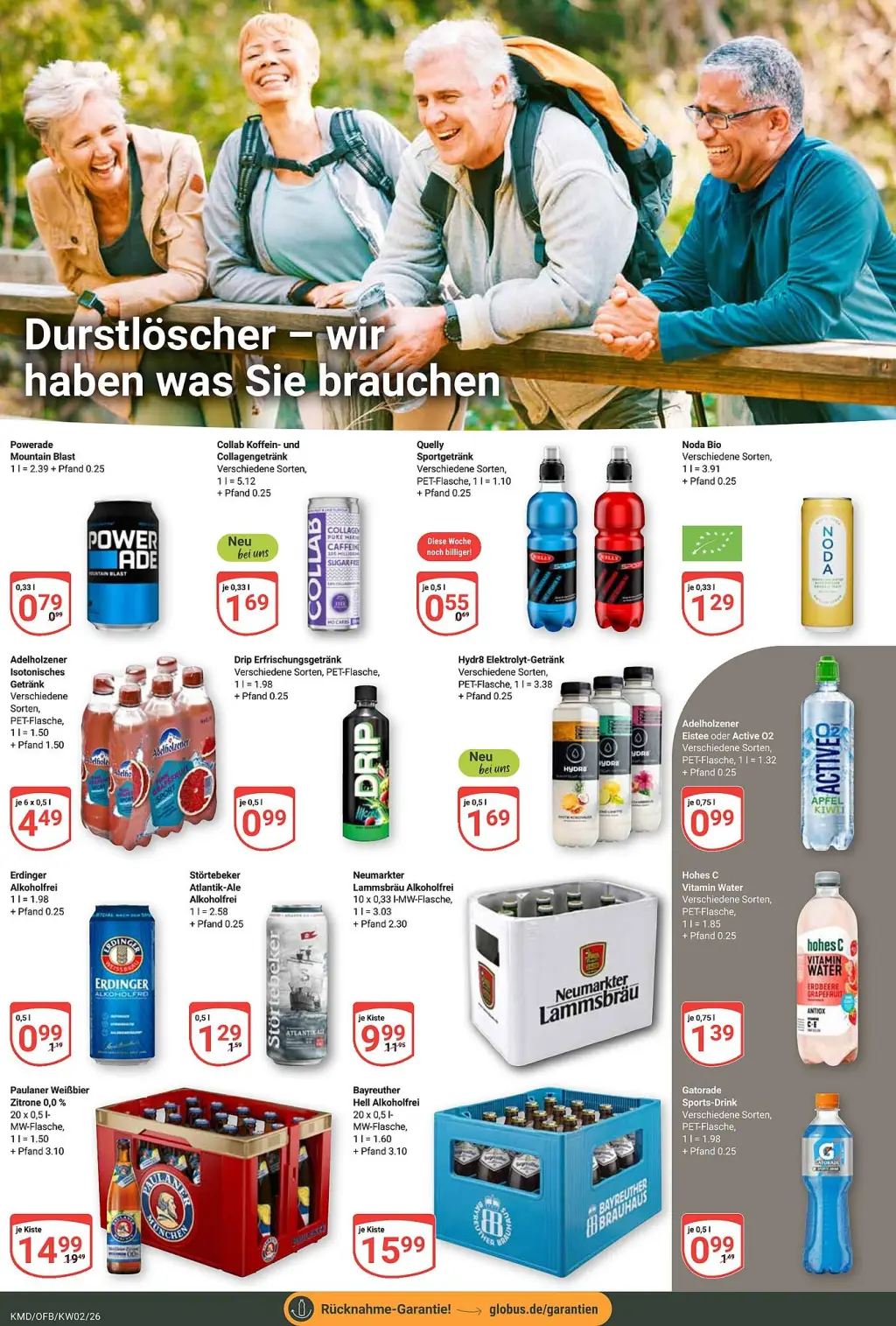 Globus Prospekt KW02 mit aktuellen Angeboten und attraktiven Rabatten – günstige Lebensmittel, Sparen Sie bei Globus Prospekt diese Woche!