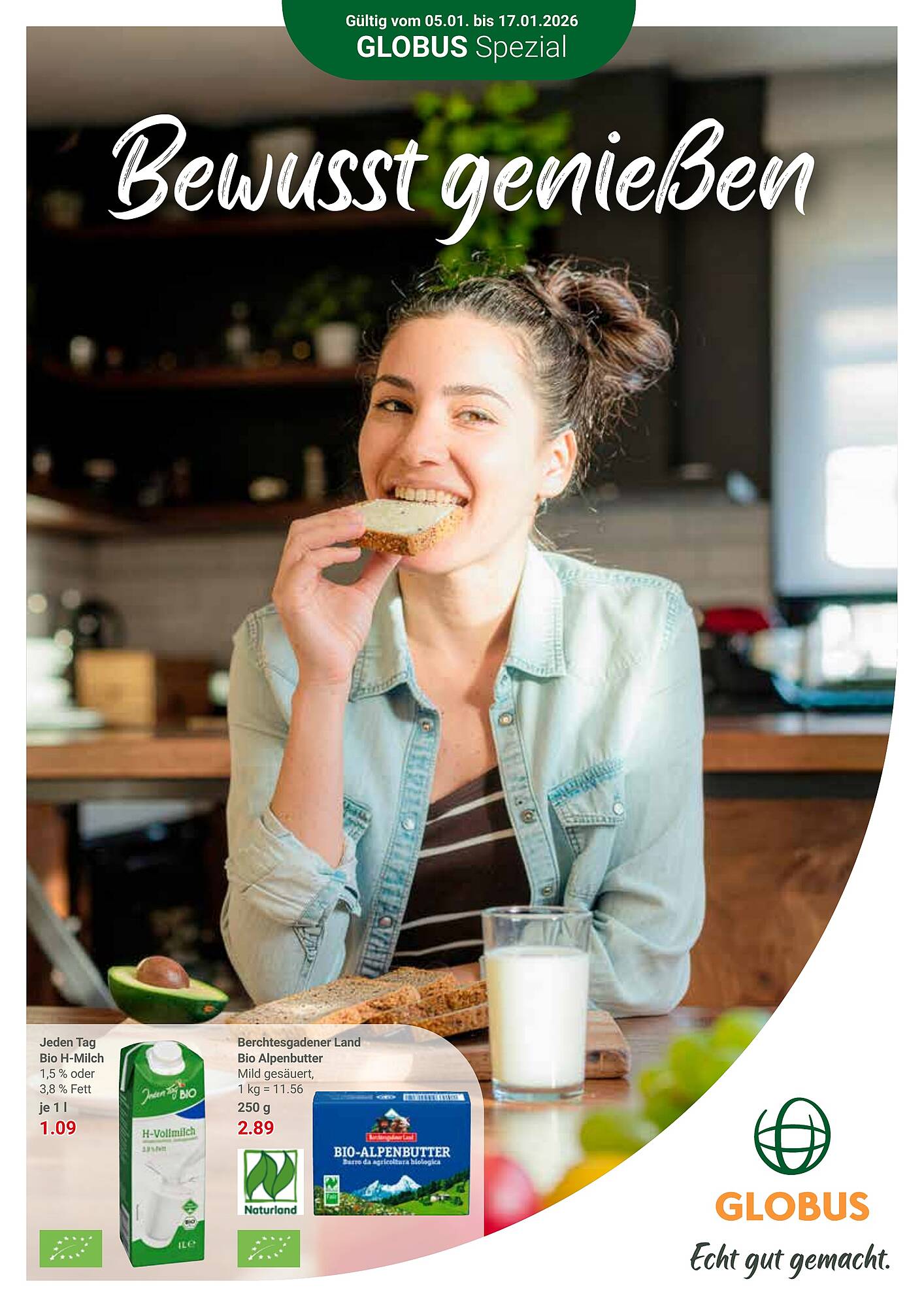 Globus Prospekt KW02 mit aktuellen Angeboten und attraktiven Rabatten – günstige Lebensmittel, Sparen Sie bei Globus Prospekt diese Woche!