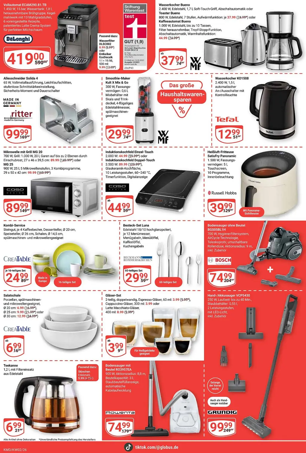 Globus Prospekt KW02 mit aktuellen Angeboten und attraktiven Rabatten – günstige Lebensmittel, Sparen Sie bei Globus Prospekt diese Woche!