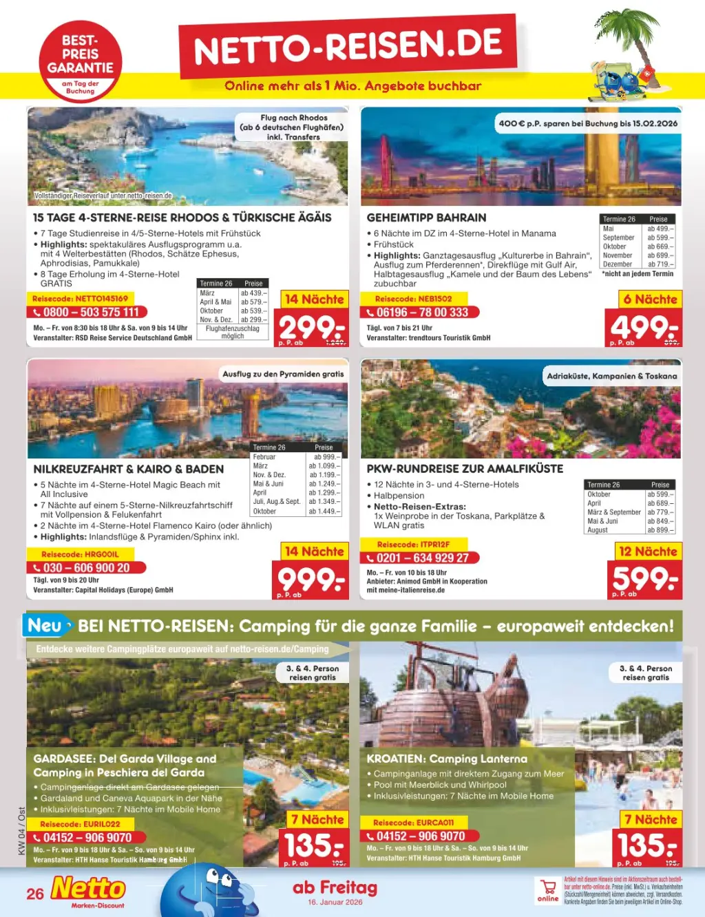 Netto Marken-Discount Prospekt KW04 mit aktuellen Angeboten und attraktiven Rabatten – günstige Lebensmittel, Sparen Sie bei Netto Marken-Discount Prospekt diese Woche!