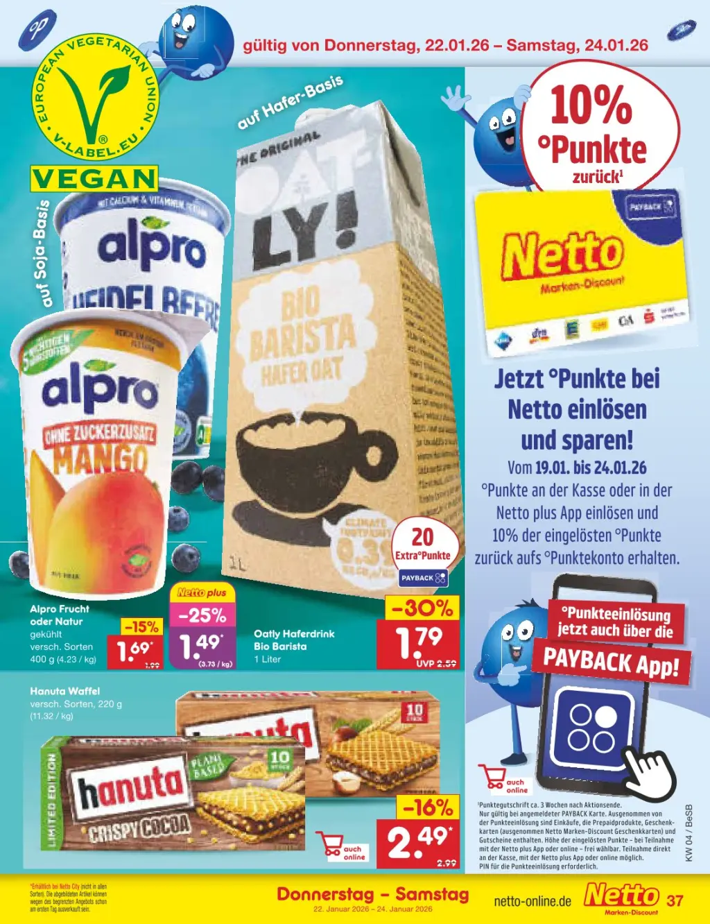 Netto Marken-Discount Prospekt KW04 mit aktuellen Angeboten und attraktiven Rabatten – günstige Lebensmittel, Sparen Sie bei Netto Marken-Discount Prospekt diese Woche!