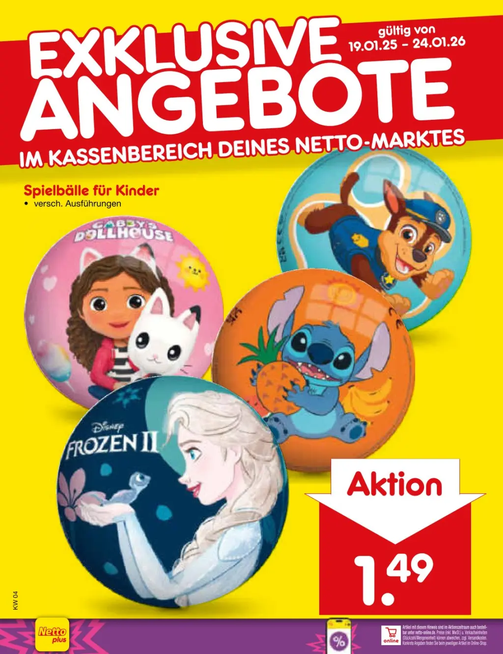 Netto Marken-Discount Prospekt KW04 mit aktuellen Angeboten und attraktiven Rabatten – günstige Lebensmittel, Sparen Sie bei Netto Marken-Discount Prospekt diese Woche!