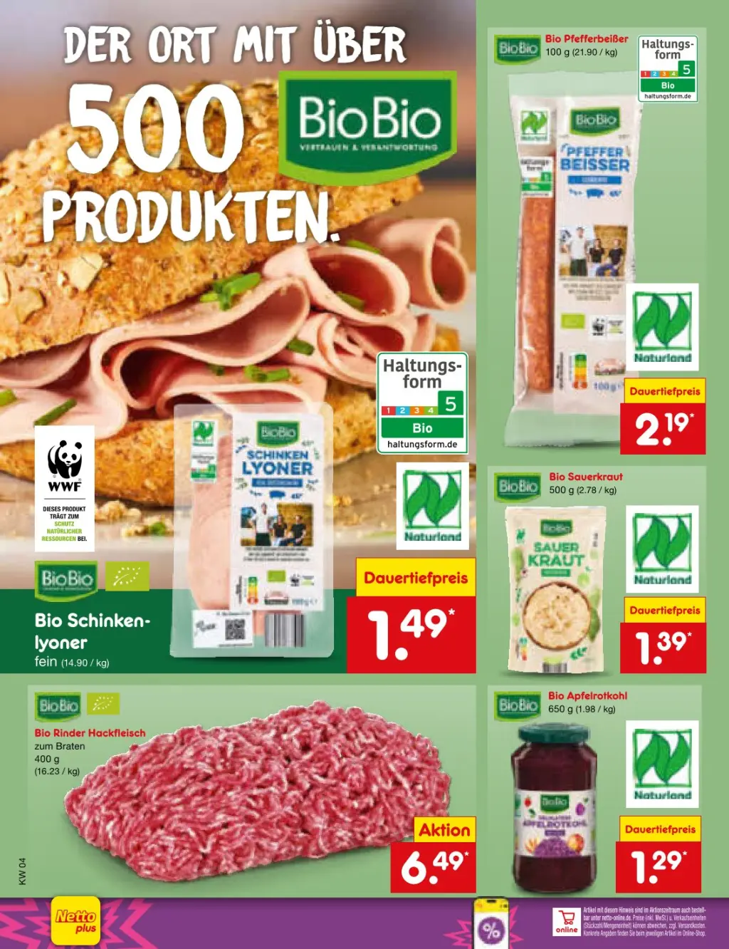 Netto Marken-Discount Prospekt KW04 mit aktuellen Angeboten und attraktiven Rabatten – günstige Lebensmittel, Sparen Sie bei Netto Marken-Discount Prospekt diese Woche!