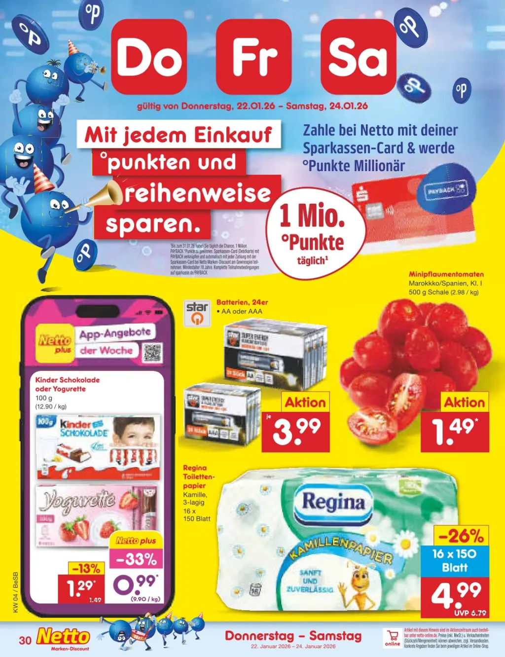 Netto Marken-Discount Prospekt KW04 mit aktuellen Angeboten und attraktiven Rabatten – günstige Lebensmittel, Sparen Sie bei Netto Marken-Discount Prospekt diese Woche!