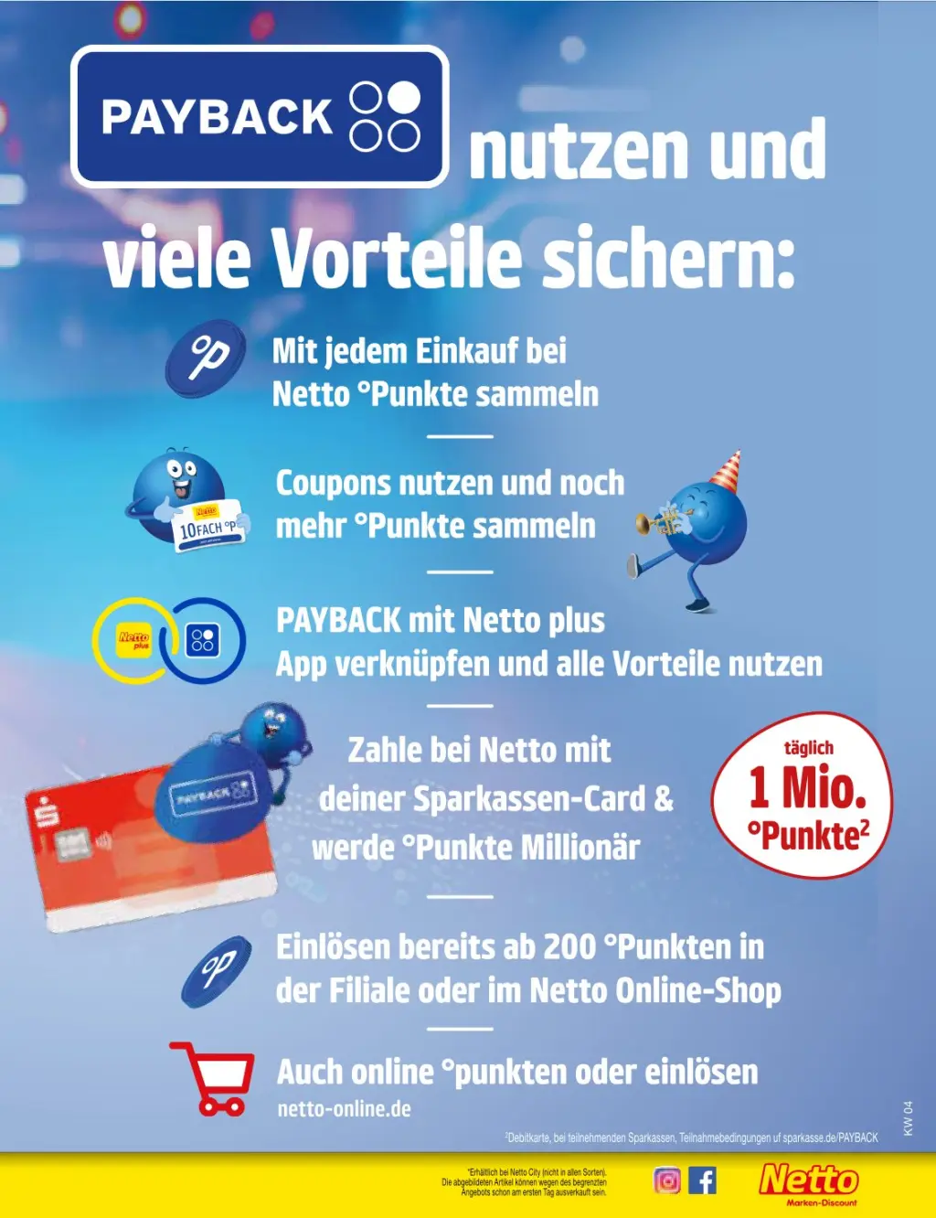 Netto Marken-Discount Prospekt KW04 mit aktuellen Angeboten und attraktiven Rabatten – günstige Lebensmittel, Sparen Sie bei Netto Marken-Discount Prospekt diese Woche!